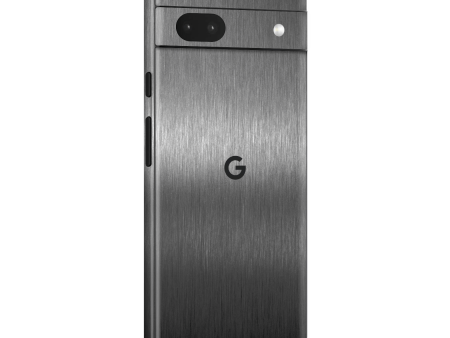 Google Pixel 6a BRUSHED TITANIUM Metallic Skin Online Hot Sale