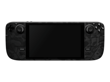 Steam Deck Oled Luxuria BLACK CAMO 3D TEXTURED Skin Hot on Sale