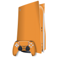 PlayStation 5 (PS5) DISC Edition LUXURIA Sunrise Orange Matt Textured Skin For Sale