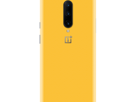 OnePlus 7 PRO LUXURIA Tuscany Yellow Textured Skin Sale