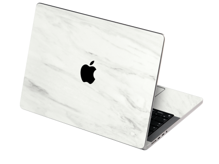 MacBook PRO 14  (2021 2023) LUXURIA White MARBLE Skin For Sale