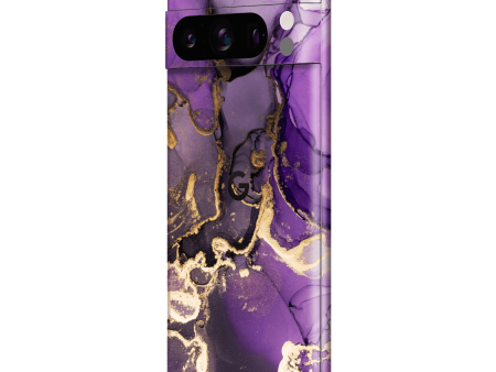 Google Pixel 8 PRO SIGNATURE AGATE GEODE Purple-Gold Skin Online Hot Sale