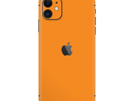 iPhone 11 LUXURIA Sunrise Orange Matt Textured Skin Online