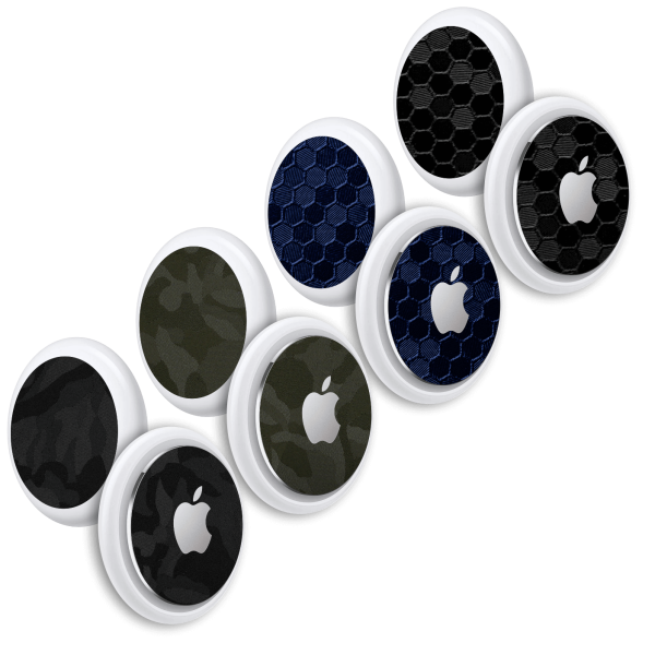 Apple AirTag LUXURIA CAMO & HONEYCOMB 3D Textured 4 Pack Skin Set on Sale