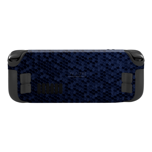 Steam Deck Oled LUXURIA Navy Blue HONEYCOMB 3D TEXTURED Skin For Discount