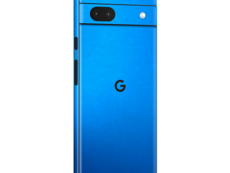 Google Pixel 6a SATIN BLUE Metallic Skin Supply