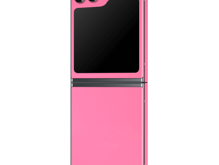 Samsung Z Flip 5 GLOSSY HOT PINK Skin Cheap