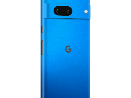 Google Pixel 7a SATIN BLUE Metallic Skin Hot on Sale