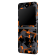 Samsung Z Flip 5 SIGNATURE Sharp-Edged Orange CAMO Skin Online now