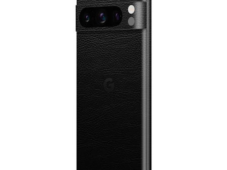 Google Pixel 8 PRO LUXURIA RIDERS Black LEATHER Textured Skin Discount