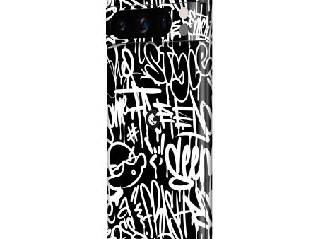 Google Pixel 8 PRO SIGNATURE Monochrome Graffiti Skin Supply