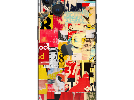 iPhone 13 MINI SIGNATURE Retro Paper Collage Skin Online