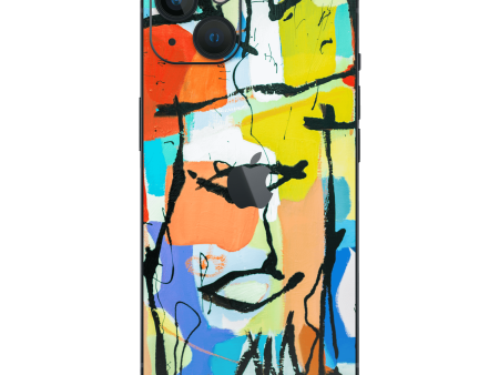 iPhone 13 MINI SIGNATURE Abstract Acrylic Paint Skin Online now