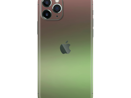 iPhone 11 PRO CHAMELEON AVOCADO Matt Metallic Skin Sale