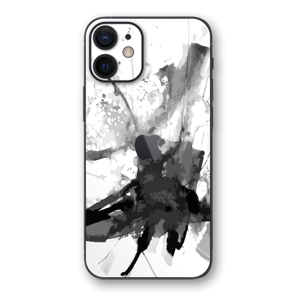 iPhone 12 MINI SIGNATURE Black Paint SPLASH Skin Cheap