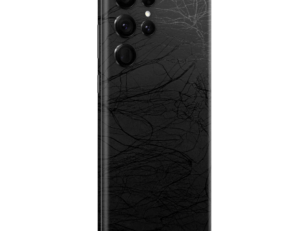 Samsung Galaxy S22 ULTRA - LUXURIA BLACK WEB Skin For Sale