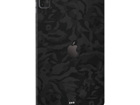 iPad PRO 11  (2020) LUXURIA BLACK CAMO 3D TEXTURED Skin Fashion