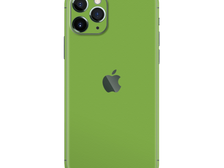 iPhone 11 PRO LUXURIA Lime Green Textured Skin For Cheap