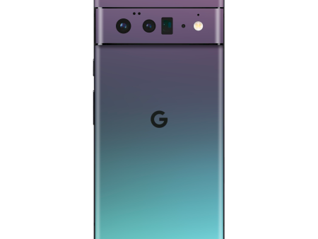 Google Pixel 6 PRO CHAMELEON TURQUOISE LAVENDER Matt Metallic Skin Cheap