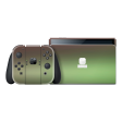 Nintendo Switch OLED CHAMELEON AVOCADO Matt Metallic Skin For Sale