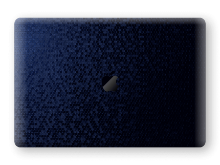 MacBook Air 13  (2018-2019) LUXURIA Navy Blue HONEYCOMB 3D TEXTURED Skin Sale