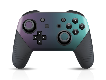 Nintendo Switch Pro CONTROLLER CHAMELEON TURQUOISE LAVENDER Matt Metallic Skin Online