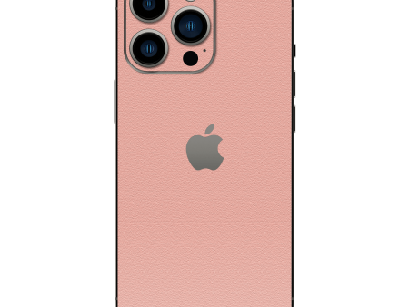 iPhone 14 PRO LUXURIA Soft PINK Textured Skin Supply