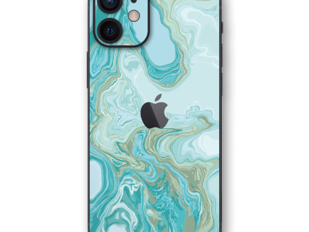 iPhone 12 MINI SIGNATURE Light Turquoise Liquid Skin Online