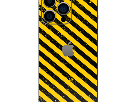 iPhone 14 PRO SIGNATURE Yellow Lines Skin For Discount