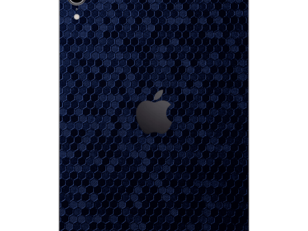 iPad MINI 6 (2021) LUXURIA 3D TEXTURED Navy Blue HONEYCOMB Skin Online Hot Sale