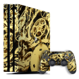 Playstation 4 PRO (PS4 Pro) SIGNATURE GOLD MECHANISM Skin - 07 Supply