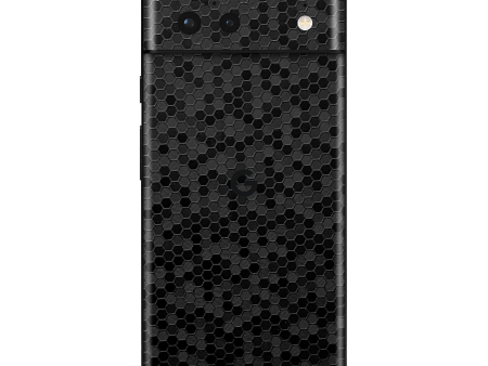 Google Pixel 6 LUXURIA BLACK HONEYCOMB 3D TEXTURED Skin Online