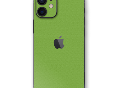 iPhone 12 MINI LUXURIA Lime Green Textured Skin Cheap