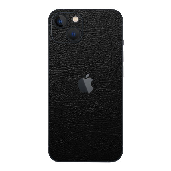 iPhone 14 LUXURIA RIDERS Black LEATHER Textured Skin For Cheap