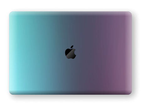 MacBook Air 13  (2018-2019) CHAMELEON TURQUOISE LAVENDER Matt Metallic Skin Online Sale