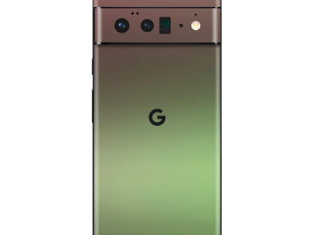 Google Pixel 6 PRO CHAMELEON AVOCADO Matt Metallic Skin Cheap