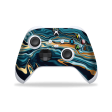 XBOX Series S CONTROLLER Skin - SIGNATURE Indigo-Gold Liquid Fashion