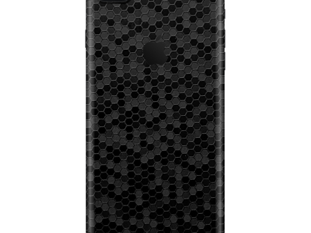 iPhone 8 PLUS LUXURIA BLACK HONEYCOMB 3D TEXTURED Skin on Sale