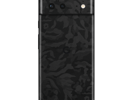 Google Pixel 6 LUXURIA BLACK CAMO 3D TEXTURED Skin Discount