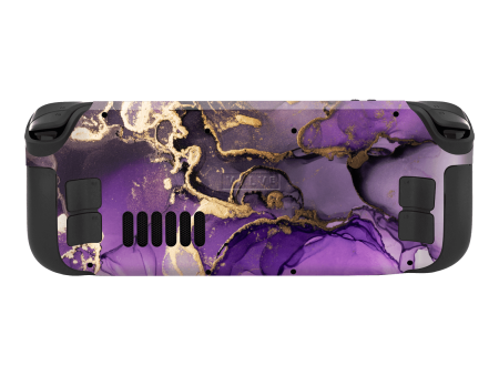 Steam Deck Oled SIGNATURE AGATE GEODE Purple-Gold Skin Online Hot Sale