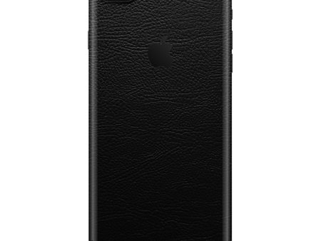 iPhone 8 PLUS LUXURIA RIDERS Black LEATHER Textured Skin Online now