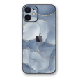 iPhone 12 MINI SIGNATURE AGATE GEODE Steel Blue-Gold Skin Cheap