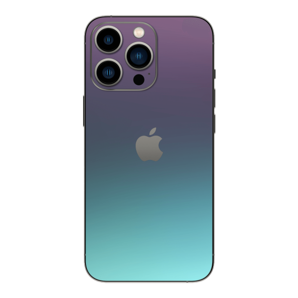 iPhone 14 PRO CHAMELEON TURQUOISE LAVENDER Matt Metallic Skin on Sale