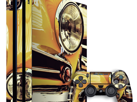 Playstation 4 PRO (PS4 Pro) SIGNATURE NY TAXI Skin - 08 Supply