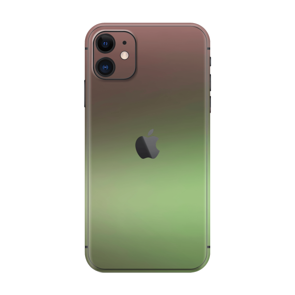 iPhone 11 CHAMELEON AVOCADO Matt Metallic Skin Online now