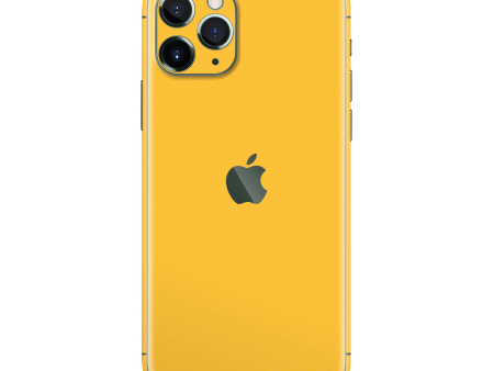 iPhone 11 PRO LUXURIA Tuscany Yellow Textured Skin Discount