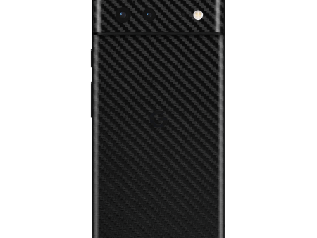 Google Pixel 6 PRO 3D Textured CARBON Fibre Skin - BLACK Hot on Sale