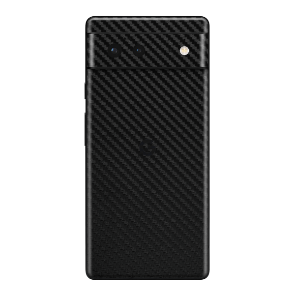 Google Pixel 6 PRO 3D Textured CARBON Fibre Skin - BLACK Hot on Sale