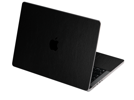 MacBook PRO 16  (2021 2023) LUXURIA RIDERS Black LEATHER Textured Skin Fashion