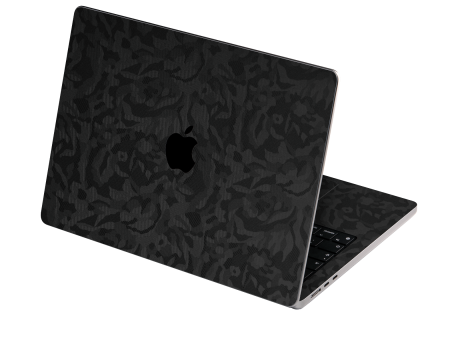 MacBook AIR 13.6  (2022 2024) LUXURIA BLACK CAMO 3D TEXTURED Skin For Discount